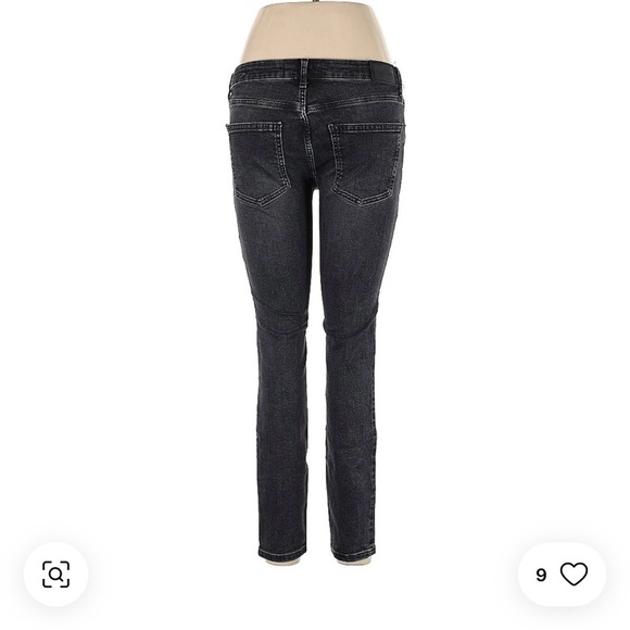 Zara Black Skinny Jeans Modern Silhouette size 8 - Picture 2 of 8